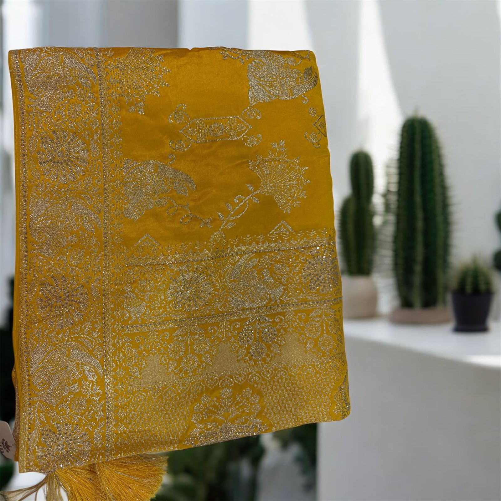 Pure Banarasi Silk Saree in Aqua Green with Rich Zari Weaving for Premium Wedding Collection